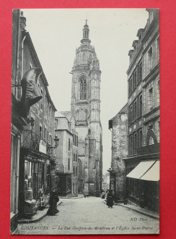 Ansichtskarte AK Coutances 1910-1930 Kirche Geoffroy de Montlray Eglise Frankreich France 50 Manche